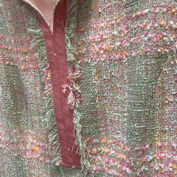 Preppy Pink Tweed Dress by Brooks Brothers - Lanificio Campore collection - Picture 3 of 7